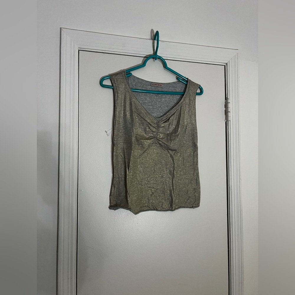 Roxanne Heather Grey and silver tank top
Size Small
Brand New